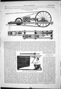 Antique Old Print 1887 Double-Acting Horizontal Mine Pump Haswell Coal Getter
