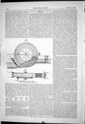 Old Engineering 1887 Scoop Wheels Podehole Deeping Fen Plan Machinery Victorian