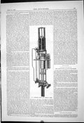 Antique Old Print 1887 Compound Steam Hydraulic Cotton Press Egypt Machinery