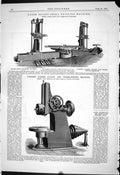Old 1887 Boiler Shell Drilling Machinery George Booth Pulley Bertram Victorian
