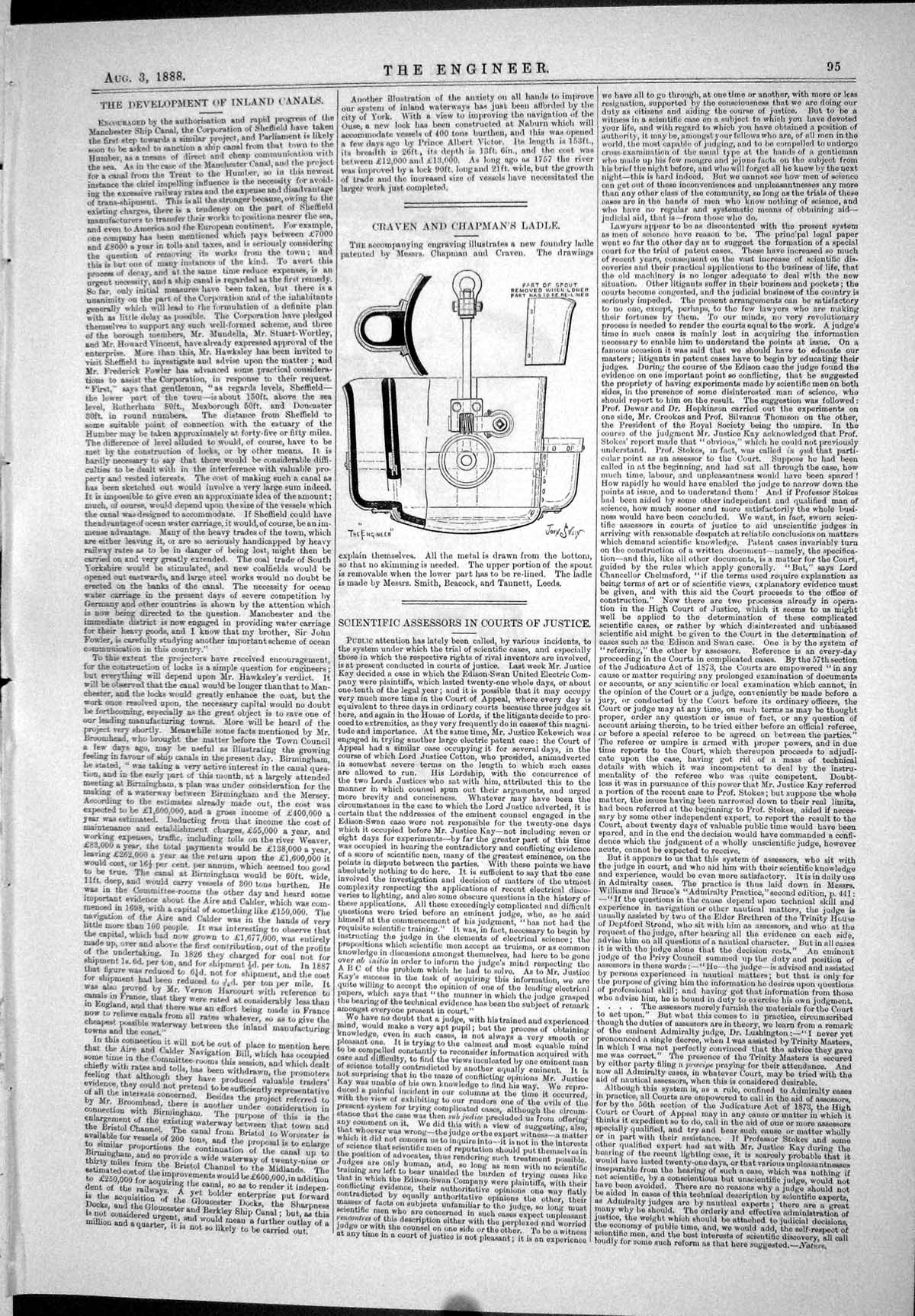 Old 1888 Craven Chapman'S Ladle Traction Engine Crane Aveling Porter Victorian