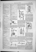 Antique Old Print American Patents 1888 Compressing Engine Furnace Aluminium