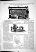 Antique Print 1888 Water-Tube Boiler Brussels Babcock Hett Centrifugal Pump