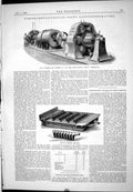 Antique Print 1888 Electro-Metallurgical Plant Lauffen-Neuhausen Fire-Bars 19th