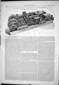 Antique Old Print 1888 Refrigerating Machinery Birkenhead Benjamin Goodfellow