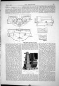 Antique Print 1888 Fothergill'S System Forced Draught Ship Hilda Fan Engine