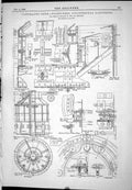 Antique Print 1888 Contracts Open Eight-Feet Cylindrical Lanterns Douglass 19th