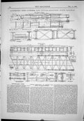 Antique Old Print 1888 Contracts Open Girders Patiala-Bhatinda State Railway