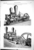 Old 1888 Engineering Horizontal Underground Pumping Engines Hulme Lun Victorian