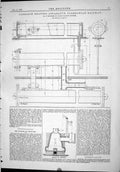 Antique Old Print 1889 Carriage Heating Apparatus Caledonian Railway Drummond