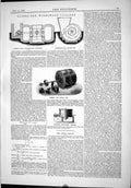 Old Print 1889 Capell Fan Waleswood Colliery Centrifugal Machines German 19th