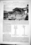 Old 1889 Otto Wire Ropeway Gottesegen Colliery Antonienhutte Station Victorian