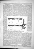 Old Print 1889 Hosken Draw Hook Coupling Brown Oil Cup Columbia Railroad 19th