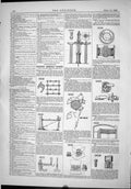 Antique Print 1889 American Patents Foulke Miles Low Thayer Furnaces Eames 19th