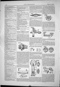 Old American Patents 1889 Pipe Tap Bradford Clark Southwick Callender Victorian