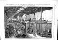 Old Print 1889 Air Compressing Plant Parisienne Boiler House Paxman Davey 19th
