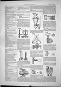 Antique Old Print American Patents 1889 Husted Inn Hopkins Robertson Mcmanus