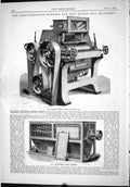 Antique Print 1889 Robinson Roller Flour Mill Machinery Germ Dickey Scalper