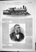 Old Mogul Engine Canadian Pacific Railway 1889 Engineering Hermann Gr Victorian