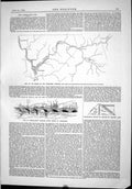 Antique Print 1889 Map Conemaugh Dam Johnstown Disaster Phonopore Telegraph