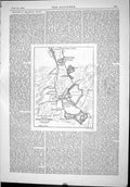 Antique Print 1889 Plan Drainage Mexico Valley Denny Patent Nutlock Washer 19th