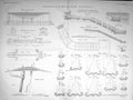 Old 1889 Engineering Diagrams Proposed Dame Verse Westphalia Plan Sec 19th