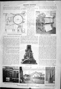 Old Atlantic Cable Station Siphon Recorder Blue- 1903 Scientific Amer 20th
