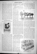 Old 1903 Scientific American Freight Car Removable Rovacuum Electric 20th