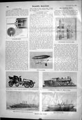 Old 1903 Scientific American Amateur Model Making Airship Ocean Liner 20th