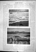 Old 1903 Scientific American Sea Clouds Above Mountains Switzerland P 20th