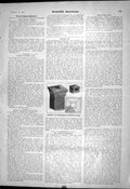 Old 1903 Scientific American Chimney Cap Metallic Band Target Practic 20th