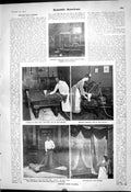 Old 1903 Scientific American Sanitary House Cleaning Electrically-Dri 20th