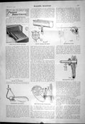 Old 1903 Scientific American Patens Hollow Grate-Bar Fire Extinguishe 20th