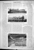 Old 1903 Scientific American Train Express Engine Railway England Pro 20th