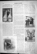 Old 1903 Scientific American Glass Blowing Electrically Driven Hack S 20th