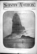Old 1903 Scientific American Photograph Obelisk Mont Pele Volcano Spi 20th
