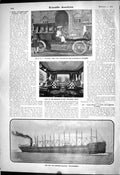 Old 1903 Scientific American Ore Carrying Steamer Ship Grangesberg Pu 20th