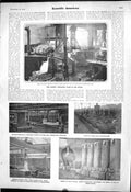 Old 1903 Scientific American Largest Converter Plant Ingot Furnace Pi 20th