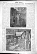 Old 1903 Scientific American Open Hearth Furnace Casting Pit Pig-Cast 20th
