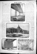 Old East River Bridge Brooklyn Anchorage Pier Tower Railway 1903 Scie 20th