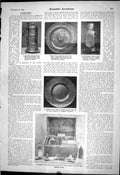 Old 1903 Scientific American Pewter Ware Platter Washington Mess-Ches 20th