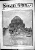 Old Scientific American 1904 Festival Hall Central Structure Louisian 20th