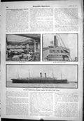 Old Scientific American 1904 Transatlantic Steamship Baltic Largest V 20th