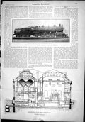 Old Scientific American 1904 Subway Power Station Passenger Train Van 20th
