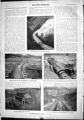 Old Scientific American 1904 California Redwood Stave Pipe Irrigation 20th