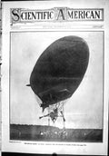Old Scientific American 1904 Lebaudy Airship Jaune Ascending Meadows 20th