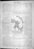 Old 1905 Scientific American Map Russo-Japanese War Japan Barton Airs 20th
