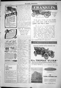 Old 1905 Scientific American Franklin Car Thomas Cadillac Garter Jage 20th