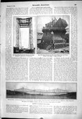 Old 1905 Scientific American St. Lawrence River Bridge Quebec Bessel 20th