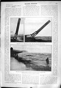 Old 1905 Scientific American Felling Concrete Column Niagara Patent M 20th
